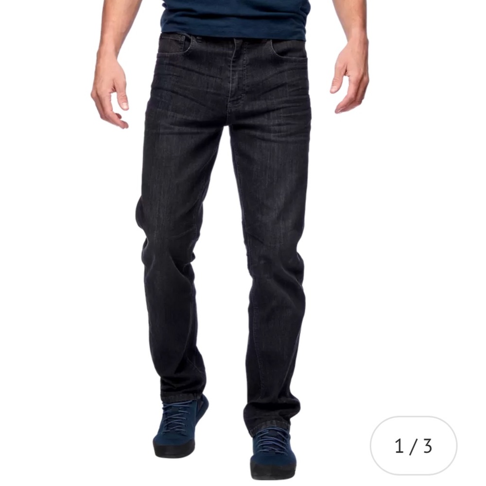 NWOT Black Diamond Men’s Forged Denim Pant size 33/32